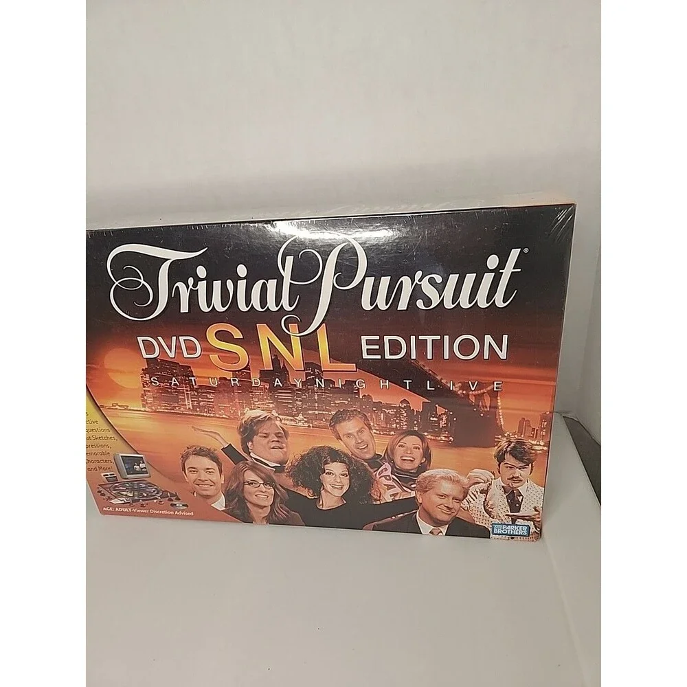 PARKER BROTHERS TRIVIAL PURSUIT DVD SNL EDITION SEALED GAME! Saturday Night Live